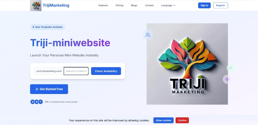 Triji Mini-Websites