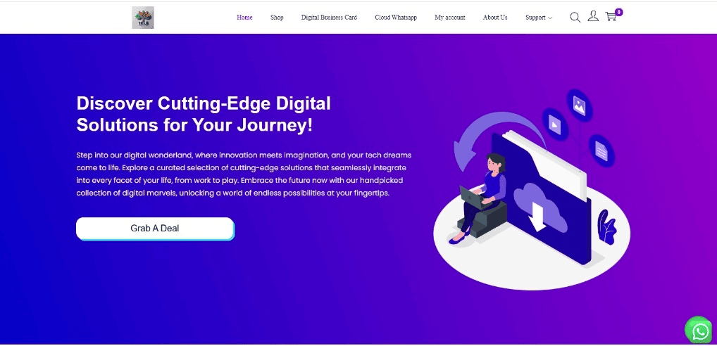 Triji Digital Product Website